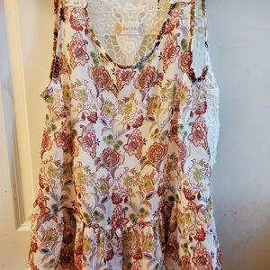 Alter'd State paisley a crocheted tank